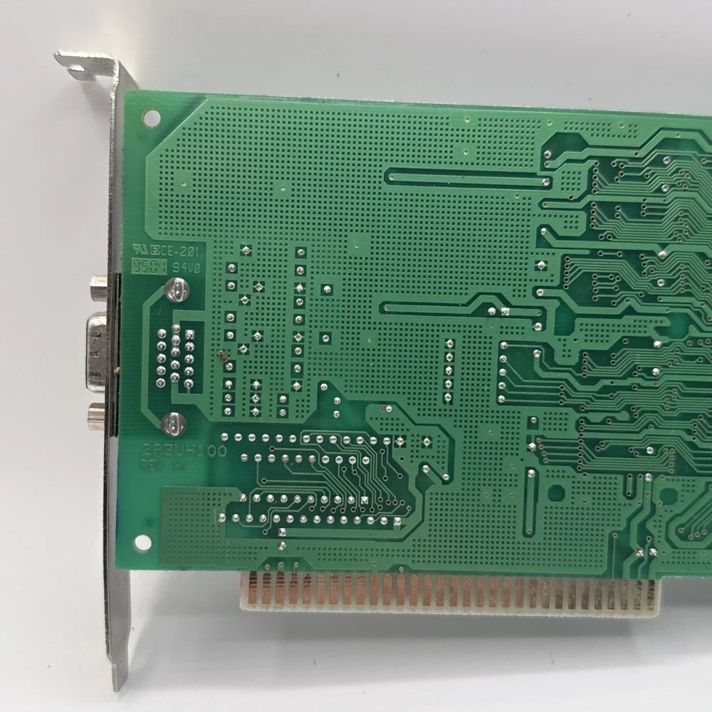 Cirrus Logic CL-GD5428-80QC-A VLB VGA Video Card VESA Local Bus Vintage 486